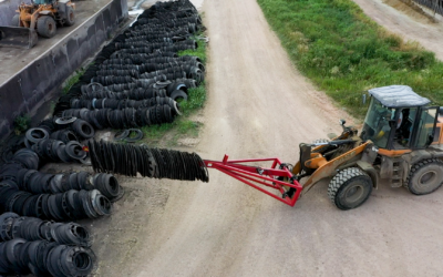 How a Silage Tire Shooter Saves Time & Backs