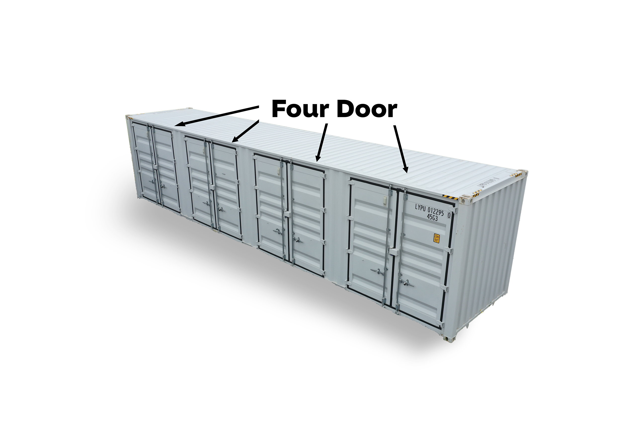 WEB_CUTOUT_40' Four Door (3) Four Door Shipping Container for sale